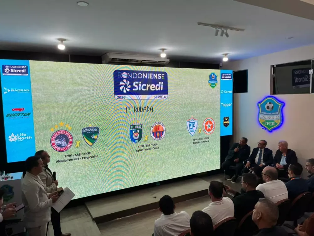 FFER promove reunião técnica com clubes que disputam o Rondoniense Sicredi 2026