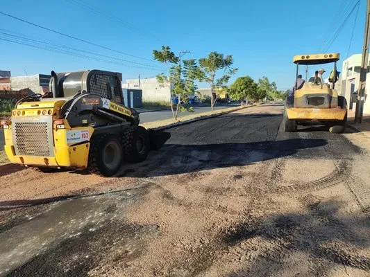 Prefeitura segue com recuperação de ruas pavimentadas