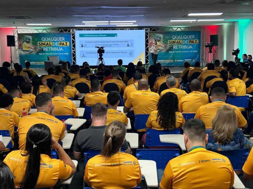 Ações desenvolvidas durante a Campanha Maio Amarelo são apresentadas pelo Detran-RO, nesta quarta-feira