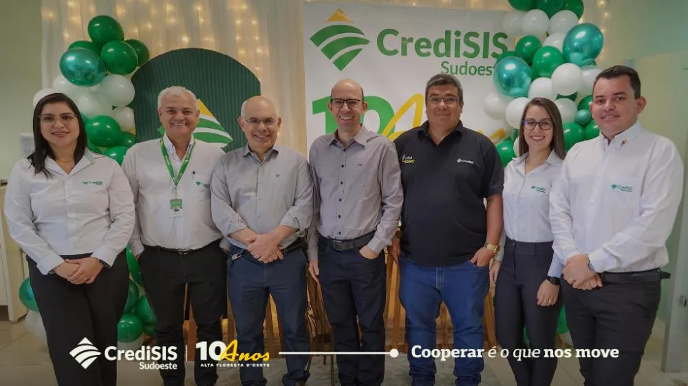 CrediSIS Sudoeste comemora 10 anos de agência em Alta Floresta D’Oeste
