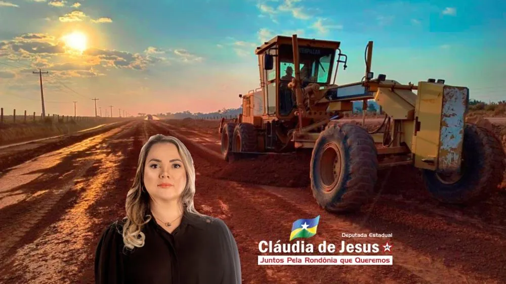 DER atende pedido de Cláudia de Jesus para a recuperação da RO 257, ligando Ariquemes ao 5º BEC
