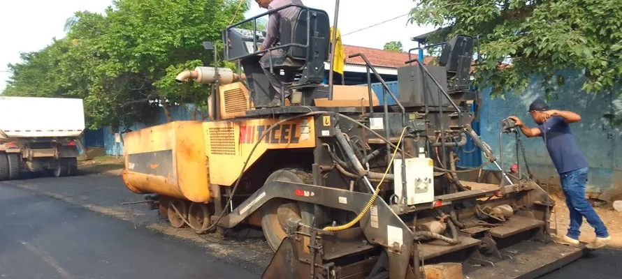 Prefeitura leva pavimentação ao bairro Novo Horizonte